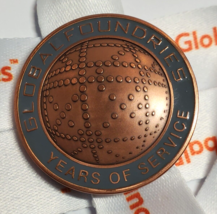 Global Foundries 5 Year Service Medal 2017 MACO Medallic Art Company on Lanyard - $28.61