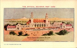 Official Souvenir Postcard Lewis &amp; Clark Centennial Expo Portland Or 1905 bk63 - £3.12 GBP