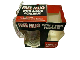 Nascar Winston Cup Series Clear Mug with Die Cast Car - £24.56 GBP