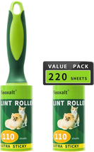 Lint Rollers for Pet Hair,1 Handles with 2 Refills, 220 Sheets Lint Remo... - £7.72 GBP