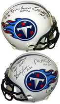 Tennessee Titans Signed OFC Riddell NFL Authentic Helmet  7 Sig HOF Legends :Ear - £452.86 GBP