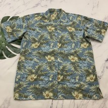 CSEA California State Retirees Mens Hawaiian Shirt Size 3XL Blue Yellow Aloha - £27.99 GBP