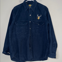 Cabela&#39;s Blue Lightweight Shirt Jacket Essential - $19.60