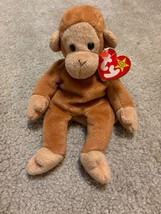 Ty Beanie Baby Bongo The Monkey Toy (4067) Original Retired  - £9.74 GBP