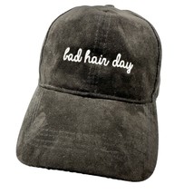 Bad Hair Day Baseball Hat Cap Katydid Black Polyester Adjustable - $11.88