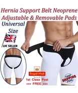 Men Hernia Belt Curved Inguinal Abdominal Groin Truss Adjustable Brace S... - $251.46 MXN