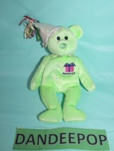 Ty Beanie Babies August Birthday Bear Stuffed Animal Toy - £11.62 GBP