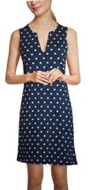 Lands&#39; End Womens Cotton Jersey Sleeveless Swim Cover-up Dress, Blue Size Medium - £42.52 GBP