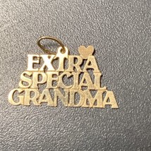 Grandma Charm Pendant Extra Special 14K Yellow Gold .3 Grams - £23.70 GBP