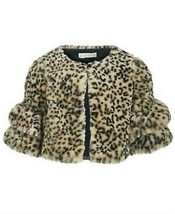 Bonnie Jean Toddler Girls Animal-Print Faux-Fur Jacket, Size 3/3T - £22.94 GBP