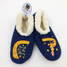 Snoozies Women&#39;s Reach for the Stars Slippers Medium 7/8 Dark Blue - £10.27 GBP