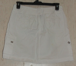 Excellent Womens Rafaella White Cargo Skirt Size 12 - £21.93 GBP
