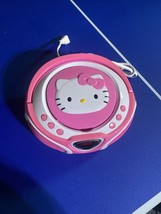 Hello Kitty CD Player Boombox Radio Model KT2025 LED Lights Tested With Box - $89.10