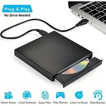 Slim Drive Disc Player External DVD Burner CD RW Writer Laptop Desktop U... - $21.77