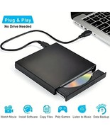 Slim Drive Disc Player External DVD Burner CD RW Writer Laptop Desktop U... - $29.76 CAD