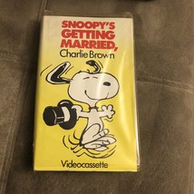 Snoopy Getting Married Charlie Brown VHS - £4.70 GBP