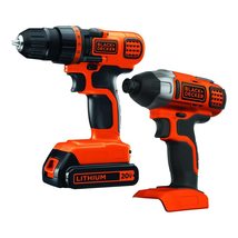 BLACK+DECKER 20V MAX Cordless Drill and Impact Driver, Power Tool Combo ... - £99.18 GBP