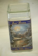 Jesse Barnes Container Jar Decorative New Fallen Snow Winter Scene 32 oz. - £19.77 GBP