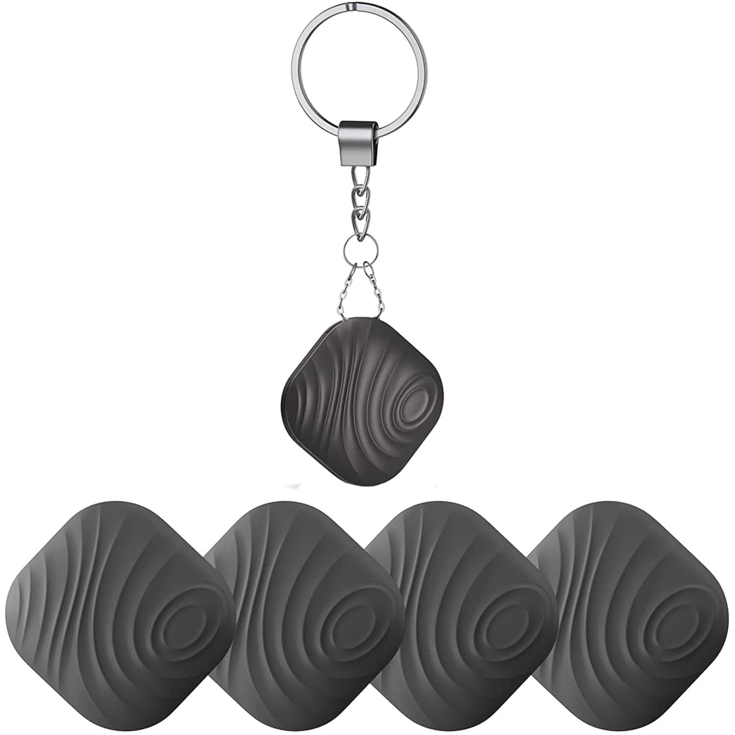 Key Finder, 4-Pack Bluetooth Tracker Item Locator With Key Chain For Keys Pet Wa