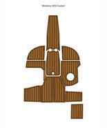 Monterey M22 Cockpit Boat EVA Foam Faux Teak Deck Floor Pad Mat Adhesive - $956.02 CAD