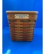 Longaberger 1999 HAPPY HOLIDAYS Tall Kleenex Basket! RARE Hard To Find!!... - $61.05 CAD