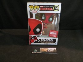 Marvel Collectors Corps exclusive Deadpool Box Funko POP Deadpool leaping figure - £38.31 GBP