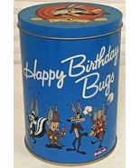 1989 Happy Birthday Bugs Jelly bean Tin  Tin Made In England - $24.39 CAD