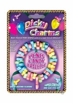 Dicky Charms Multi Flavored Penis Shaped Candy In A Super Stretch Bracelet - $193.66 MXN