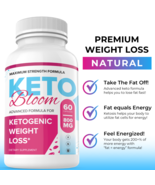 Keto Bloom Diet Pills BHB Instant Keto Fast Boost Burn Max Advanced Weig... - £18.85 GBP