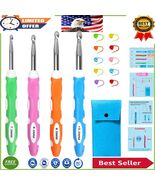 Extra Long Crochet Hooks with Non-Slip Grip - Perfect for Crafting Finesse - $25.23 CAD