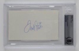 Terrell Davis Signed Slabbed 3x5 Index Card Denver Broncos Beckett COA - $89.09