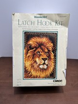  Wonderart Latch Hook Kit 4497 LION 27 x 40 New Kit - $40.00
