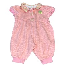 Newborn 3-6 Months Vintage Gymboree Pink Polka Dot Romper Bubble Suit 10... - $402.05 MXN