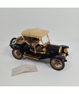 Franklin Mint 1910 Cadillac Model 30 Roadster 1:24 Diecast Scale Black A... - $67.68 CAD
