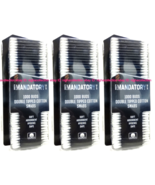 3x MANDATORY MEN 1000/pk COTTON SWABS Buds Double Tip Makeup Applicator ... - $21.77