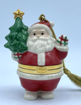 Lenox Santa Trinket Box China Treasures Christmas Ornament #6141717 Tree Holiday - £13.17 GBP
