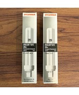 *LOT OF 2* SYLVANIA 20673 Dulux D/E 26W Compact Fluorescent Bulb- NEW - $15.34