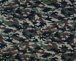 108" Wide Crazy Camo Camouflage Quilt Back Cotton Fabric Print by Yard D... - $19.95