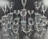 18 Pc Lenox Montclair Platinum Trim Goblet Wine Champagne Set Vintage Cl... - $284.00
