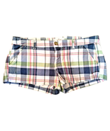 Hollister Women&#39;s Cottom Plaid Low Waist Hipster Bootie Shorts Size 9 Su... - $17.95