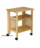 Portable Cart Versatile Printer Computer TV Kitchen Items Home Office Be... - $88.81