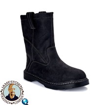 Men&#39;s Steel Toe Leather Boots Size 8 HERMAN SURVIVORS Men&#39;s  THEO WELLIN... - £43.09 GBP