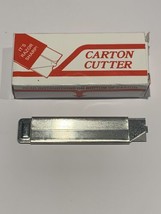 Carton Box Razor Blade Cutter Compact Utility Knife (12 Cutters) Made in... - £7.98 GBP