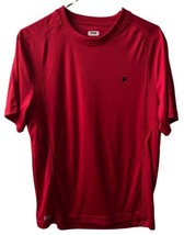 FILA Sport Mens Red Short Sleeve Sport T Shirt Size S - $11.92