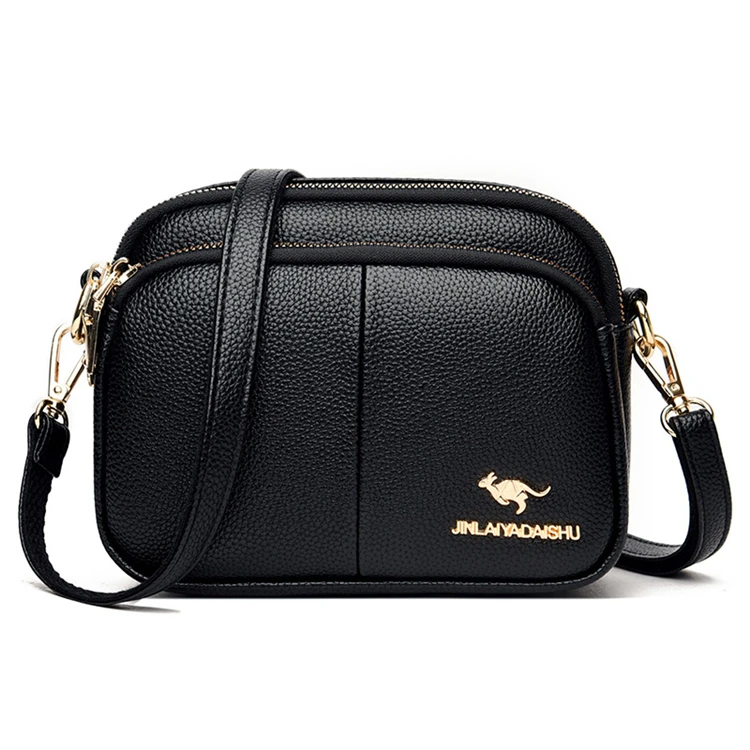 Igh quality women 2023 messenger bags leather female sweet shoulder bag vintage leather thumb200