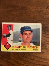 Johnny Klippstein 1960 Topps Baseball Card  (0514) - £2.39 GBP