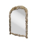 Large Italian Hand Carved Wood Cattail Mirror circa 1960s Hollywood Regency - $1,975.05