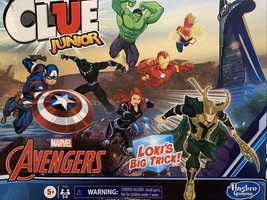 Hasbro Gaming Clue Junior: Marvel Avengers Edition Board Game for Kids A... - £23.18 GBP
