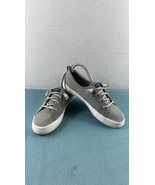 Sperry Topsider Sneakers Women 7.5M Crest Vibe Shoes Gray Canvas Comfort... - €23,63 EUR