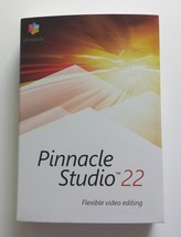 Pinnacle Studio 22 - Flexible Video Editing - Sealed Retail Box - $20.00